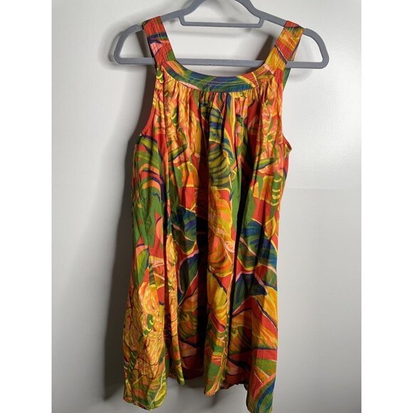 Farm Rio Yellow Garden Mini Dress Size S - Picture 5 of 6